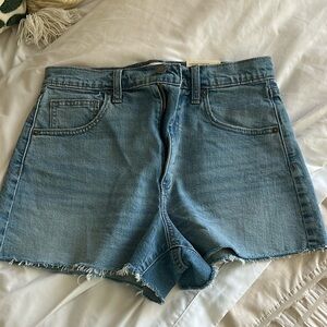 Universal Thread Blue Jean Shorts Distressed Cut-Off